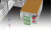 eCabinet Systems uses rich, three-dimensional graphics in its design area. Detailed solid model cabinet images reflect every aspect of the design. As changes are made, you can move, rotate, zoom and explode the image to make sure design details are exactly what you want.