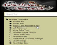 The videos are divided into an interactive Table of Contents for easier viewing